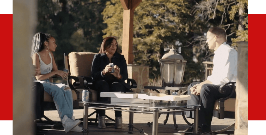 Attorney consulting with accident victims