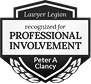 Lawyer Legion Peter A. Clancy Recognized for Professional Involvement