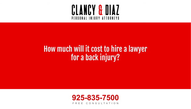 How much will it cost to hire a lawyer for a back injury? video thumbnail